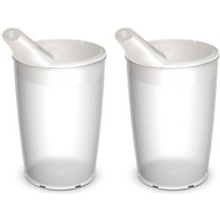 Ornamin Schnabelbecher Pflegebecher mit Schnabelaufsatz/Trinkaufsatz, 2-tlg, Kunststoff, Trinkhilfe l Alltagshilfe l BPA-frei l bruchstabil l Made in Germany – Bild 6