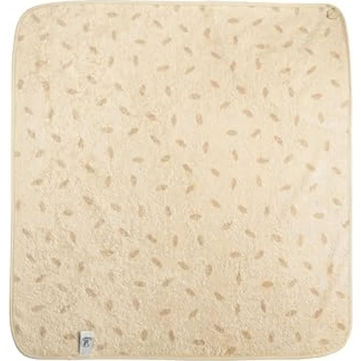 Kapuzen Badetuch aus Jacquard Frottee 80x80 cm mit Applikation Ente Edda Lou, – Bild 2