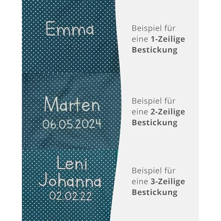 ULLENBOOM personalisierbare Krabbeldecke für Baby 120x120 cm - Dick & weich | Perfekt als Geschenk, Außenmaterial: 100% Baumwolle, OEKO-TEX zertifiziert, Made in EU, Schadstoffgeprüft, waschbar – Bild 6