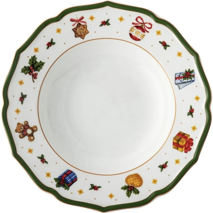 Hutschenreuther Teller Tief 23 cm Happy Wintertime Green – Bild 1