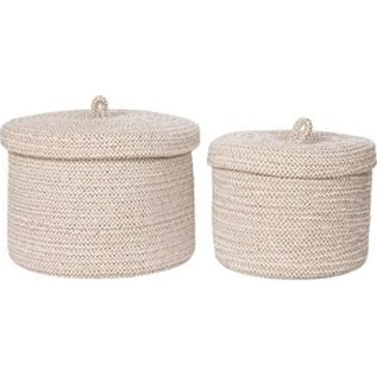 ebuy24 Allzweckkorb Sebal Korb Satz von 2 Stk. beige. – Bild 6