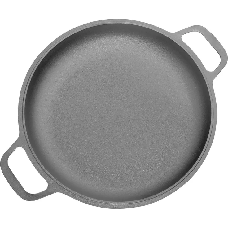 20cm Deckel-Bratpfanne aus Gusseisen Universaldeckel Servierpfanne Induktion