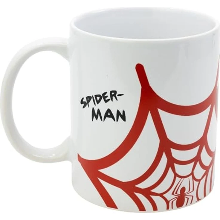 Spiderman Tasse 325ml Keramikbecher für Kinder Geschenkset Boy Icons – Bild 2