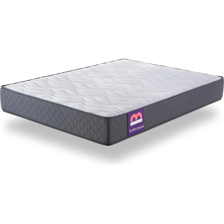 Todocama - Viskoelastische Matratze, 90x200 cm, Pure Flow Max, mehrlagig, Höhe 21 cm, mittlere/hohe Festigkeit, milbendicht, antibakteriell und hypoallergen