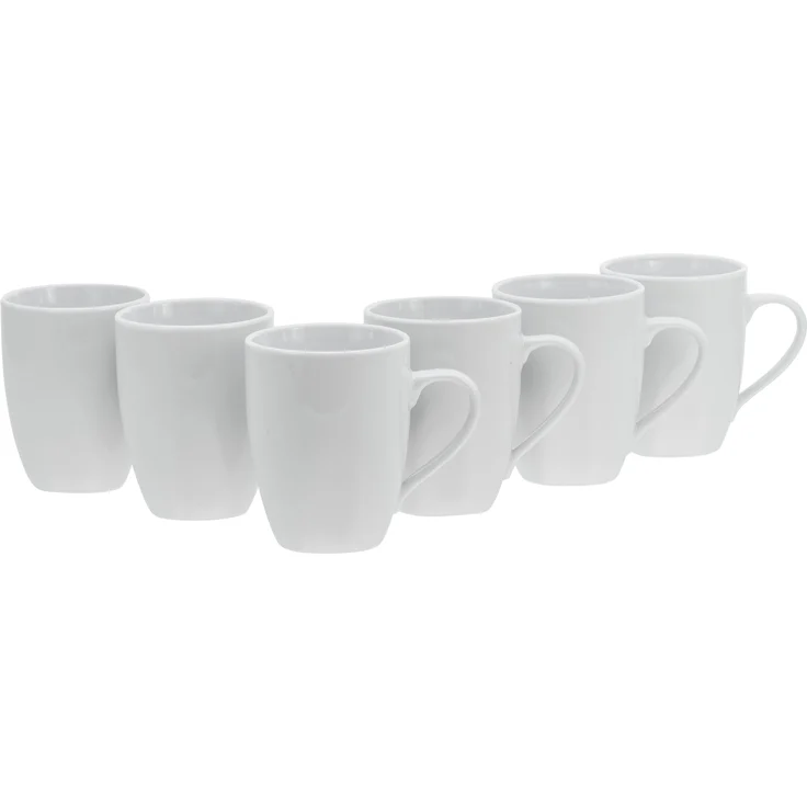 Square Weiss, Kaffeebecher 6-tlg (mo) – Bild 1
