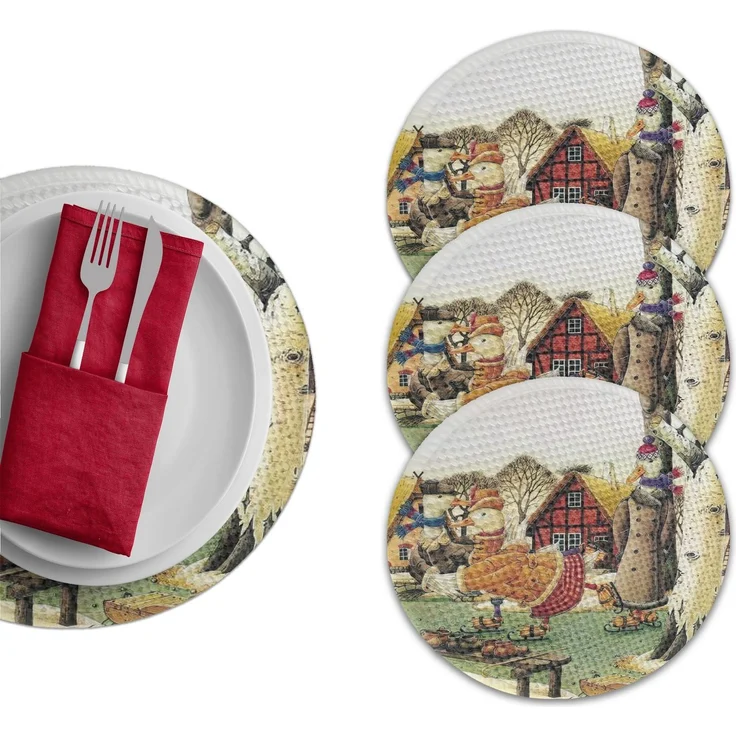 Hermia Concept '3464Supla' Tischset, Mehrfarbig, Ø 37 cm – Bild 1