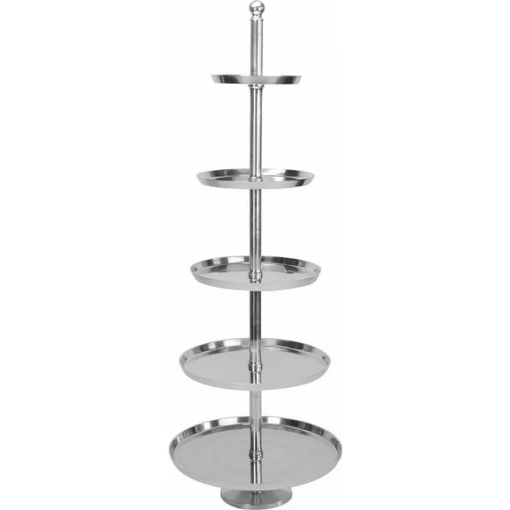 Koopman Etagere Servierständer XXL 170 cm Design Tortenständer Dekoration, Aluminium, (1-tlg), XXL, Aluminium Guss, 5 Etagen, bis 12 Kg belastbar, Gewicht 13 Kg – Bild 4