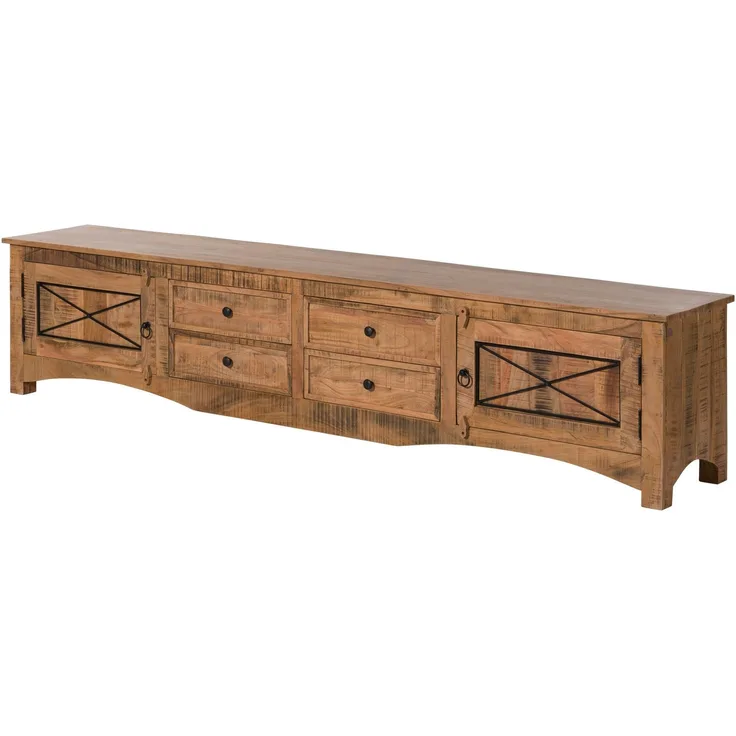 TV-Board Akazie 240x40x50 natur versiegelt NATURE OF SPIRIT #243