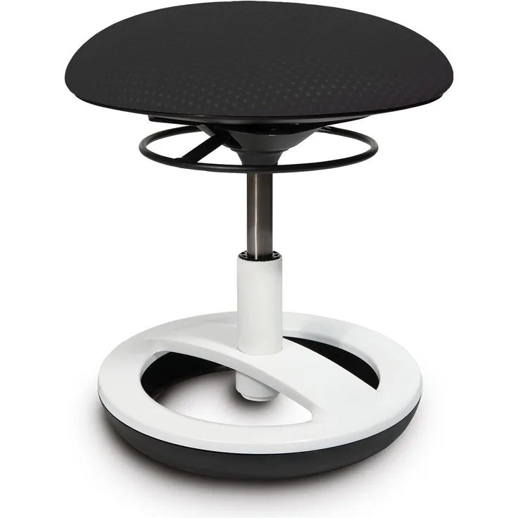 Topstar Sitzhocker, Aluminium, Schwarz