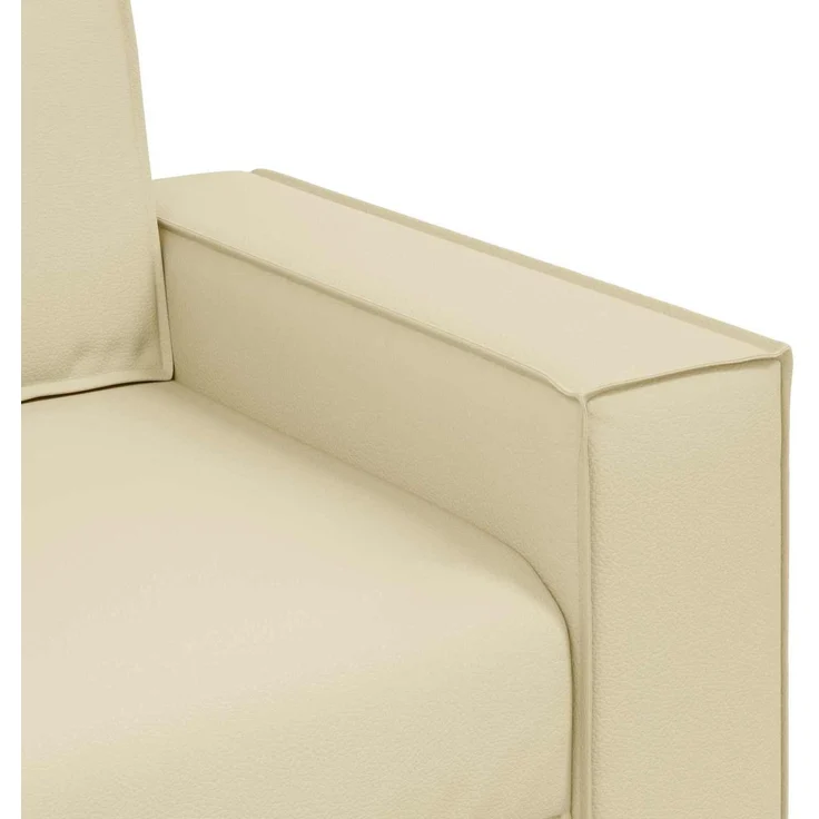 vidaXL Zweisitzer-Sofa Creme 160 cm Kunstleder 4105046 – Bild 5