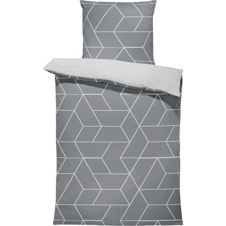 One Home Bettwäsche Motive, Mikrofaser, 4 teilig, Geometrisch Grafisch modern, Knitterfrei Weich für Sommer und Winter – Bild 4
