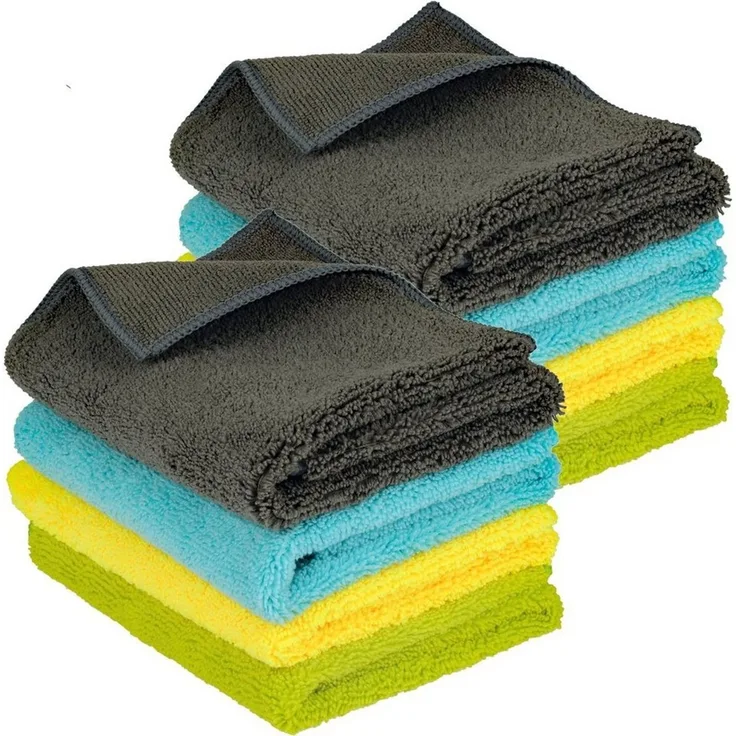 Mach1 Geschirrtuch Premium 2-in-1 Mikrofasertücher 40 x 40 cm 400g/m² in Profiqualität, (8-tlg)