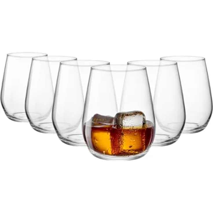 Bormioli Rocco Whisky Tumbler-Glas 38 cl Electra (6 Stück)