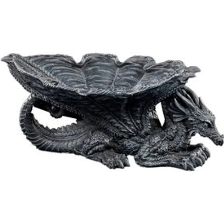 Figuren Shop GmbH Aschenbecher Drachen Aschenbecher oder Schale - Fantasy Dekoschalde Dekoration Asch – Bild 4