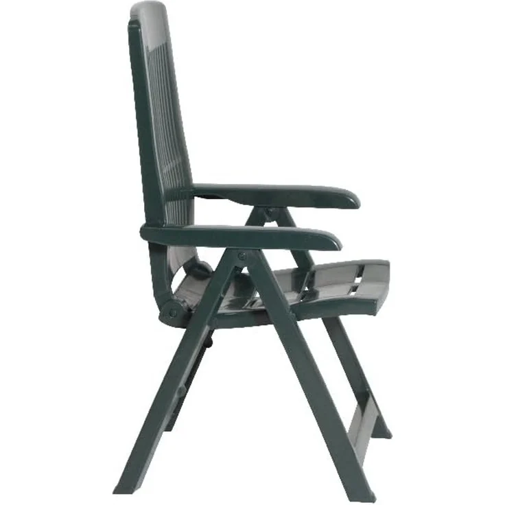 PROGARDEN Klappsessel Tampa 50x44x111 cm grün Kunststoff Gartenstuhl Klappstuhl – Bild 6