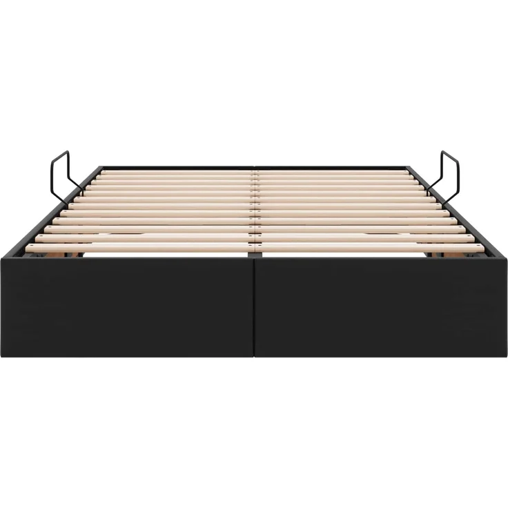 vidaXL Ottoman Bettgestell Schwarz 120 x 200 cm Kunstleder 3442766 – Bild 7