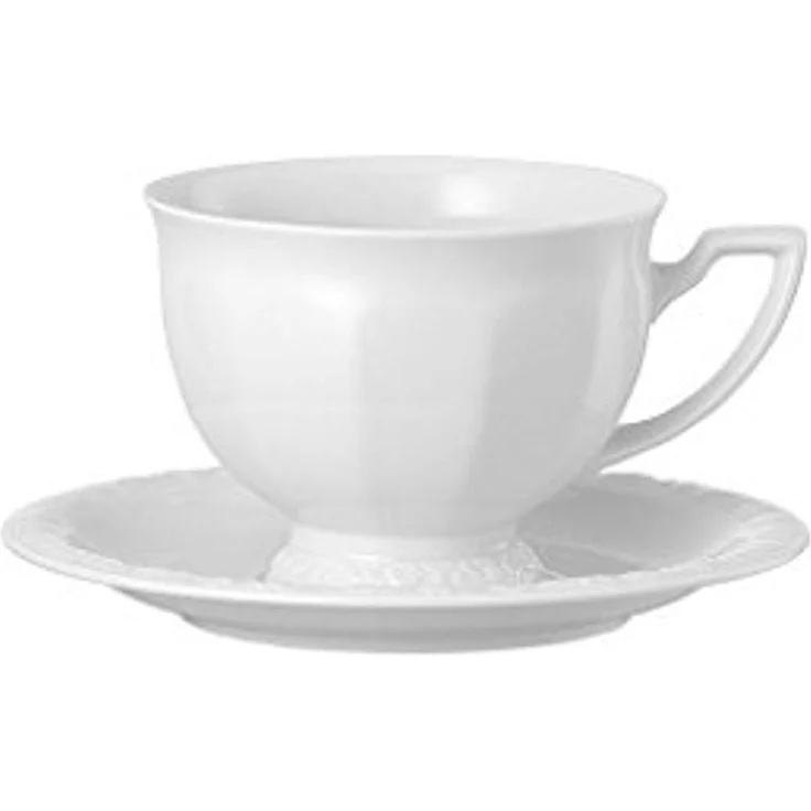 Rosenthal Tasse Maria Weiss Aromatasse 2tlg, Porzellan, Tassen – Bild 1
