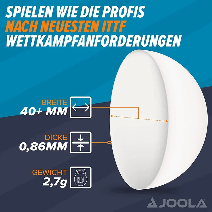 JOOLA® Tischtennisbälle TRAINING – Bild 2
