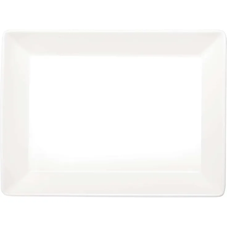 ASA Selection 250°C Ess-Sevierteller / Top Rechteckig, Porzellan, Weiß, B 17 cm, 52141017