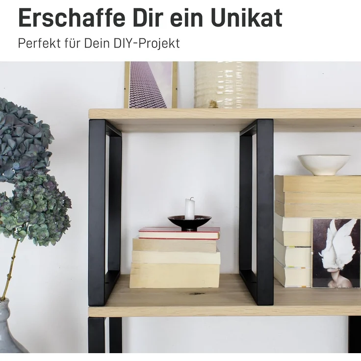 Natural Goods Berlin Regaleinsatz EICHE (1 St), Regalbohle, Regalbrett, Wandregalbrett, Eichenholz, B80 x T20cm – Bild 7