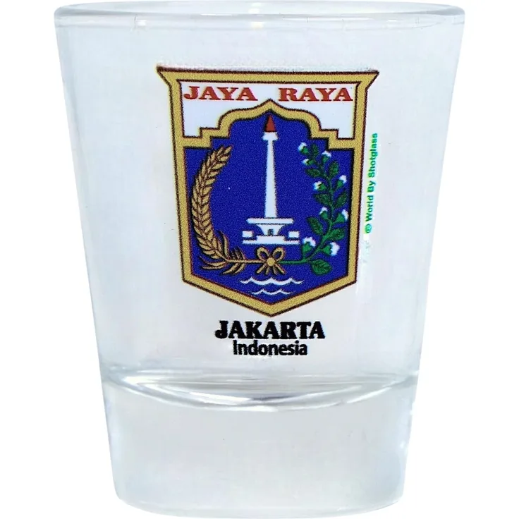 Indonesia Jakarta Shot Glass by World By Shotglass