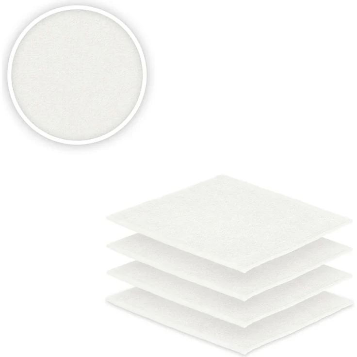 12 x Seiftuch 500 g/m² 30 x 30 cm Weiß – Bild 2
