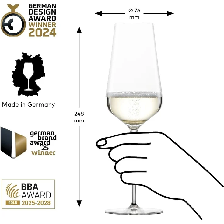 Zwiesel Glas DUO Champagnerglas 2er Set – Bild 9