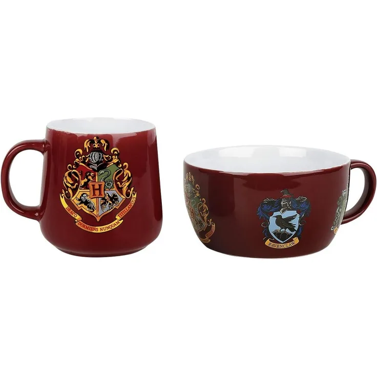 ABYstyle Tasse HARRY POTTER - Breakfast Set Tasse + Bowl - Crests