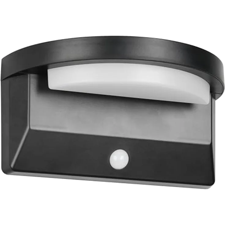 Solar Außenwandleuchte MORO auch per USB aufladbar mit Bewegungsmelder, B: 20cm