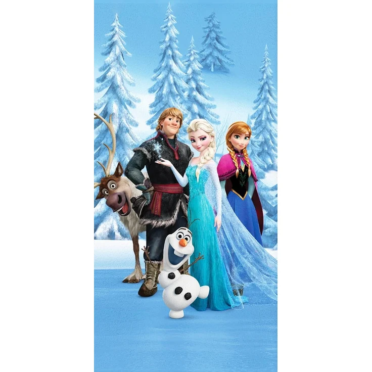 BERONAGE Strandtuch Frozen die Eiskönigin Badetuch Sven 75x150 cm, 100% Baumwolle (1-St), Frottee in Velours-Qualität – Bild 1