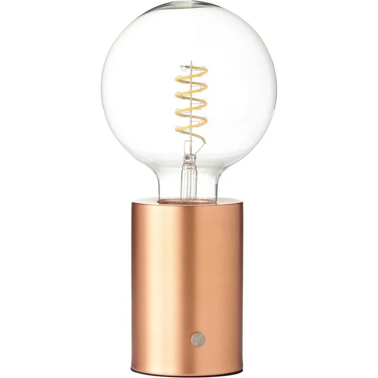 Northpoint Nachttischlampe LED Akku Tischlampe Tischleuchte Edison Glühbirne mit Glühdraht – Bild 1