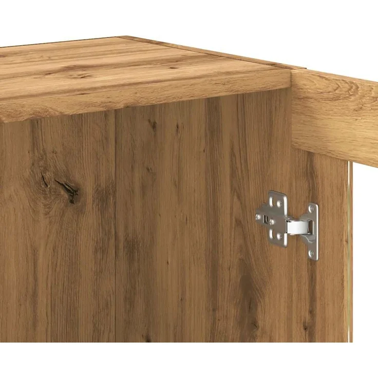 vidaXL Bücherschrank Artisan-Eiche 82,5x30,5x80 cm Holzwerkstoff 856155 – Bild 8