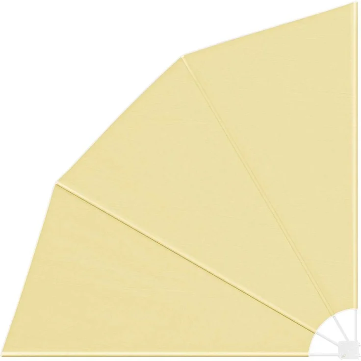 vidaXL Balkon Sichtschutz 210 x 210 cm Polyester Sand 42000938 – Bild 2