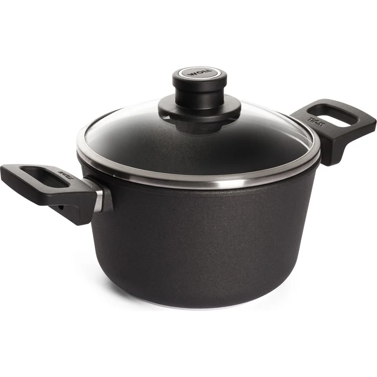 WOLL Gusstopf NB-NTI-120-L Nowo Titanium Induction Ø 20 cm langlebige Titaniumversiegelung Guss‑Aluminium Induktionsboden Abnehmbarer Griff Alle Herdarten bis 250 °C Spülmaschinenfest – Bild 1