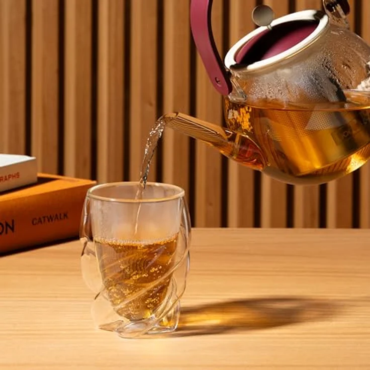 Bodum 2 Stück Glas doppelwandig 0.27l Pavina Paris transparent klar – Bild 5