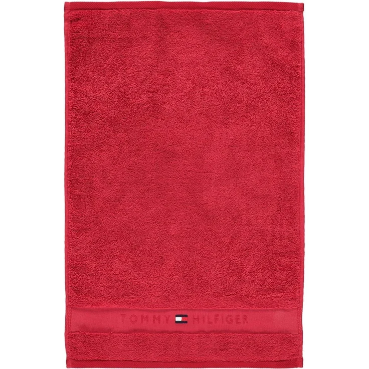Gästetuch TOMMY HILFIGER LEGEND LB 60x40 cm rot – Bild 2
