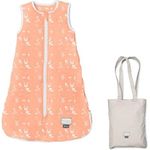 Nuvita MOOVO 90100 | Winterschlafsack mit zentralem Reißverschluss und Reißverschluss für die Füße, aus Polsterung aus recyceltem Material, OEKO TEX-zertifiziert | 6-18 MONATE | English Rose