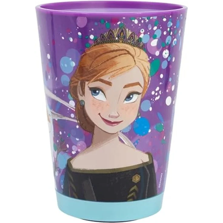 Disney Frozen Kippsicher Trinkbecher PP 470 ml Drop Safe Plastikbecher mit Smartgrip-System – Bild 1