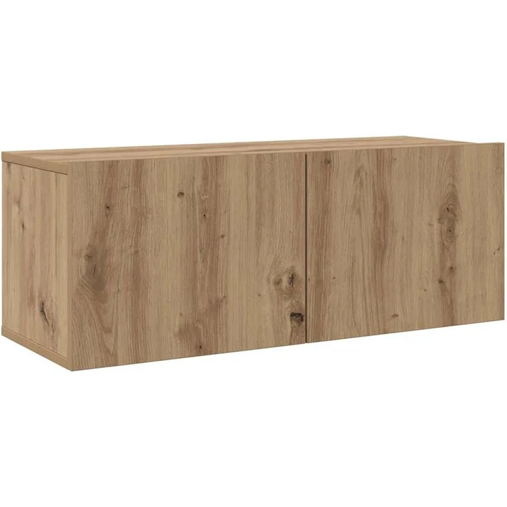 vidaXL TV-Schrankset Wandmontiert 5 pcs Artisan-Eiche Holzwerkstoff 3393197 – Bild 4