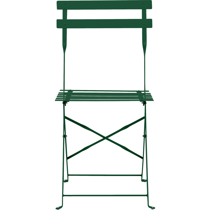 Bistro Set FIORI Metall Dunkelgrün Grün – Bild 5