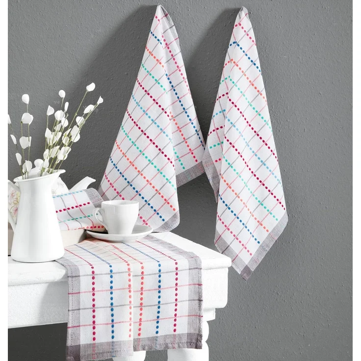 Hermia Concept 'Renkli' Handtuch-Set (4-teilig), Mehrfarbig, 45 x 65 cm – Bild 3