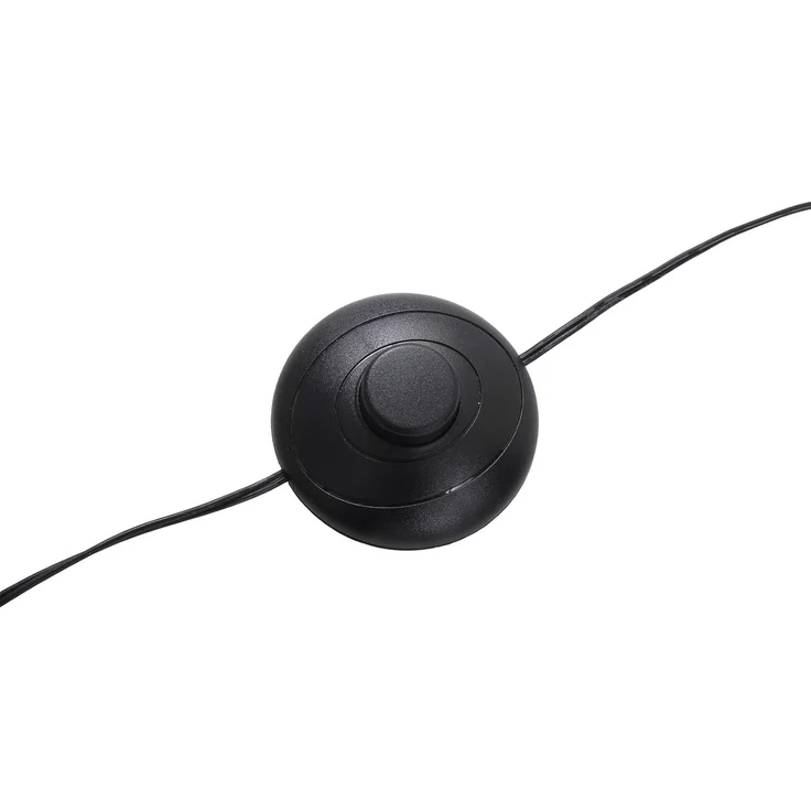 Lucande Bogenlampe Boga, LED, Metall, Schwarz warmweiß IP20, LED 23 W gesamt, warmweiß – Bild 6