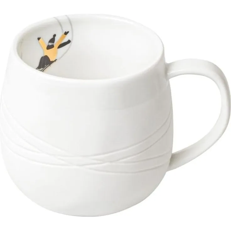 Räder Schneetag Tasse Schlitten fahren D. 7,5cm H. 8cm