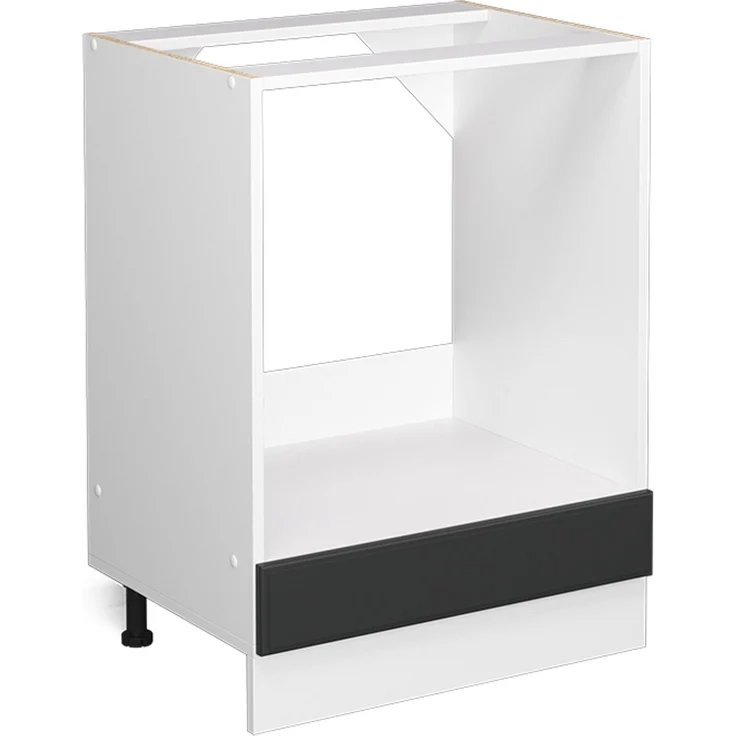 Küchenfront R-Line Anthrazit Landhaus 59.6 x 11.2 cm Möbelfront für den Herdumbauschrank Vicco – Bild 5