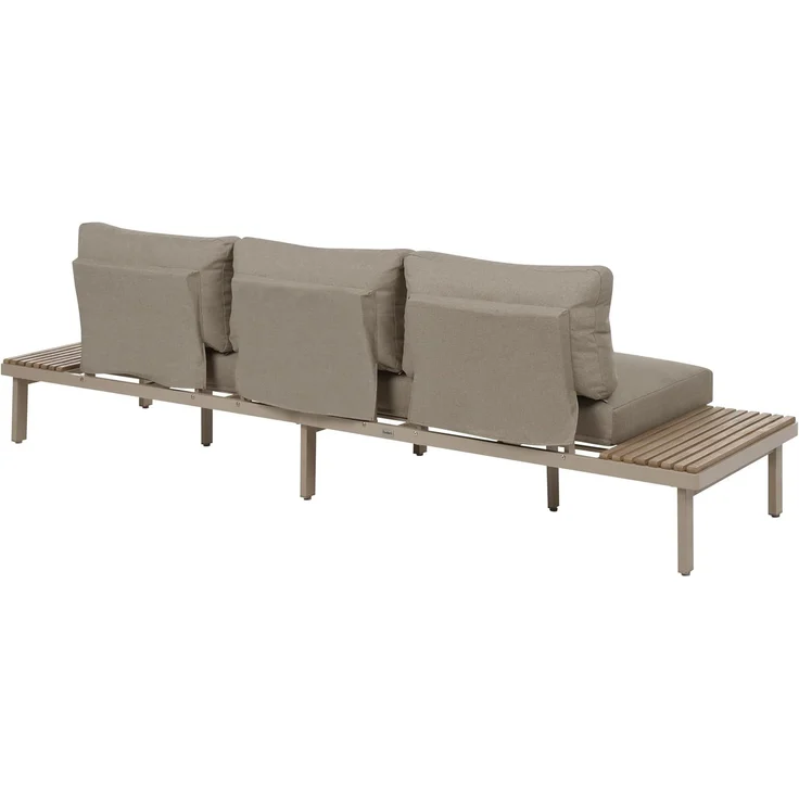 Gartensofa 3-Sitzer FIVIZZANO Akazienholz Beige – Bild 5
