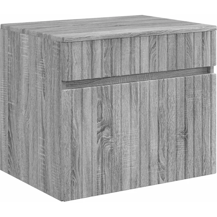 vidaXL Badezimmerschrank-Set 3 stk. Grau Sonoma 157 x 44,5 x 80 cm 3405763 – Bild 5