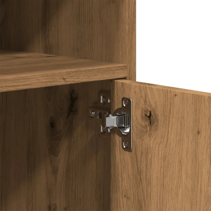 vidaXL Rollschrank Artisan-Eiche 60x48x81 cm Holzwerkstoff 853172 – Bild 7