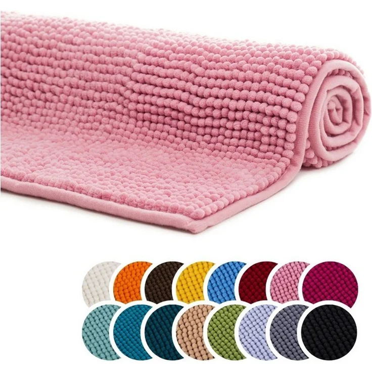 liebling Badematte Badteppich, Fußbodenheizung geeignet, in 3 Größen, Polyester, rechteckig, Antirutsch-Beschichtung, starke Saugfähigkeit, Öko-Tex zertifiziert – Bild 2