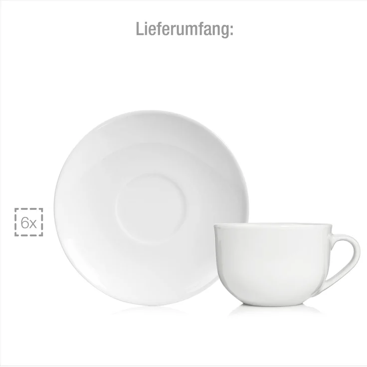 Sänger Kaffeetassen Set New Port mit Untertassen 12 teilig – Bild 5