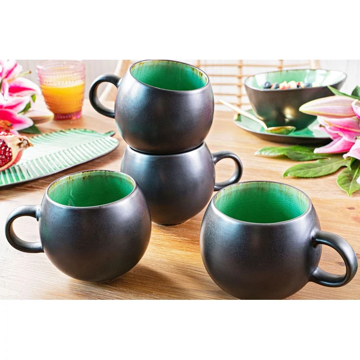 SÄNGER Cappuccinotassen Set Palm Beach 4 teilig – Bild 3